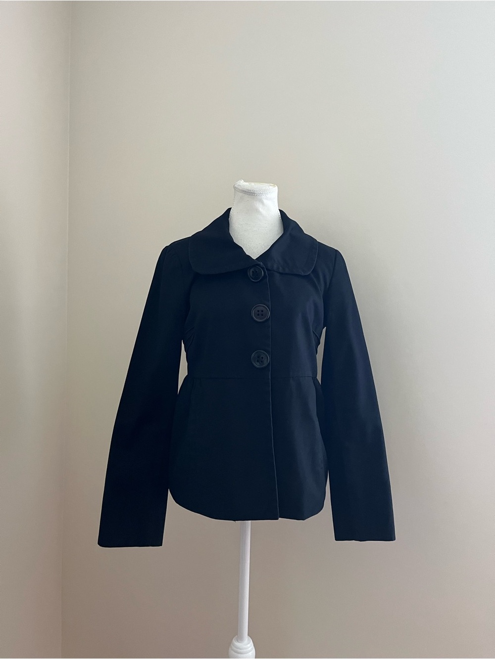 Jacob Black Button-Front Pea Coat - Picture 4 of 9